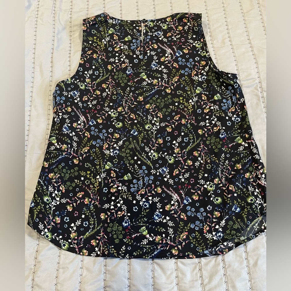 DR2 Floral Dress Blouse Sleeveless